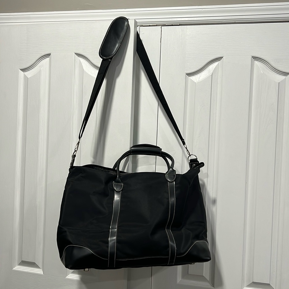 Large black tote bag